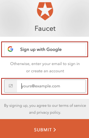 Create an account or Login